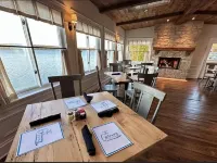 Winter getaway with cozy fireplace in this Elegant Lake Geneva condo