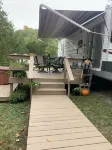 Cozy newly remodeled camper with hot tub and fire pit close to hiking/kayaking