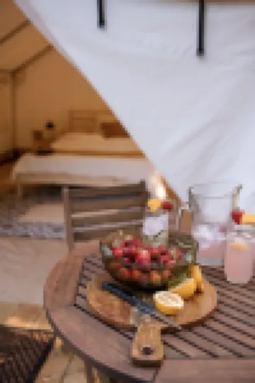 Beautiful Tent at Camp Northern Lights!