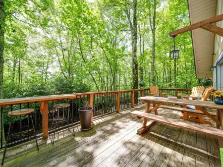 Ski Chalet at Beech Mountain with Hot Tub Отели в г. Бич Маунтин