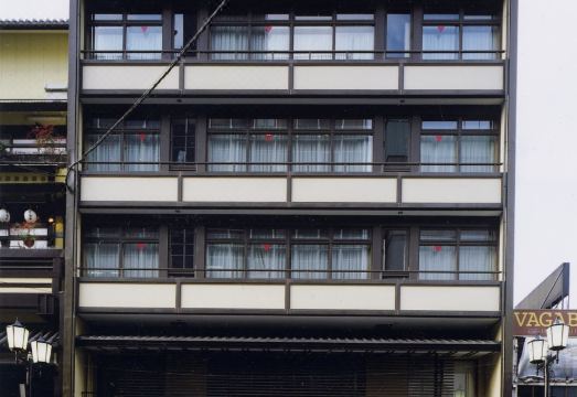 가모가와칸 인의 전통적인 외관