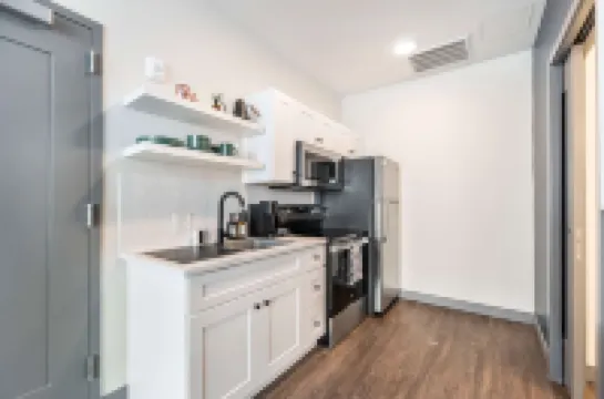 Steps to Atrium Health and Mercer University - Stylish Tranquil Retreat