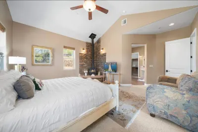 Bright Family Getaway  Mountain Views  Outdoor Living Hotels near The Painted Turtle Lake Hughes