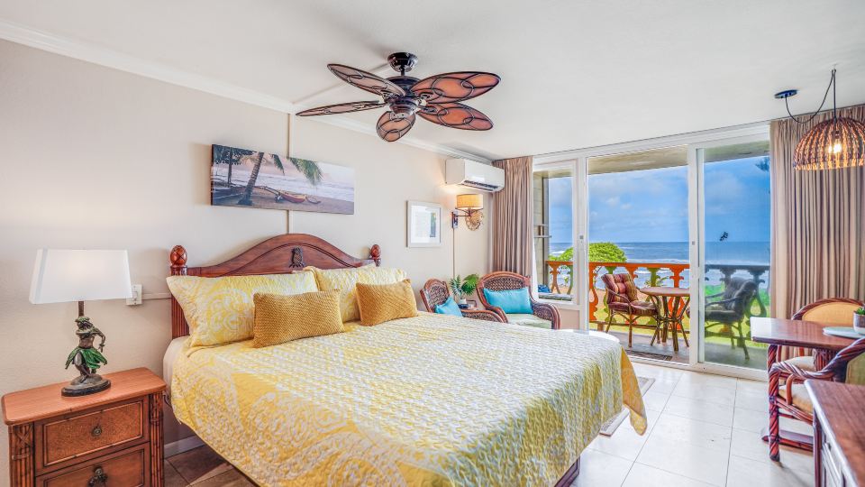 Oceanfront Studio with Private Lanai - Serene Tropical Escape