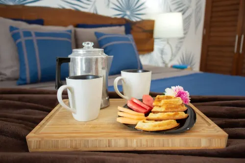 Mini-Resort with Free Coffee. Walk to the Beach at Stingray Villa in Cozumel