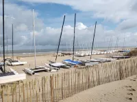 Getting a breath of fresh air by the sea between Bredene and De Haan