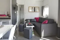 Smart mobile home on the lake with whirlpool (WA102)
