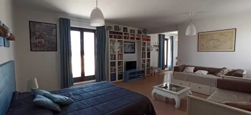Nova Siri marina: Penthouse with sea view, large terrace, Wi-Fi. Boat trips and fishing