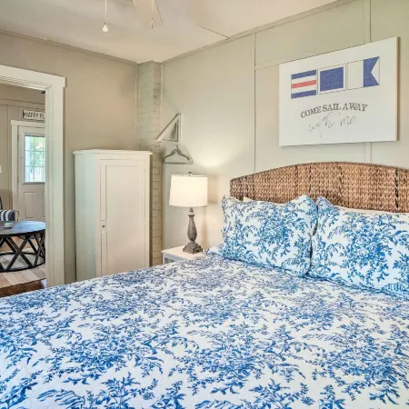Chic Cottage w/ Private Yard: Steps to Beach!