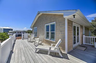 1 Block to Beach: Emerald Isle Gem w/ Ocean View