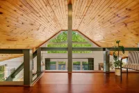 Forest Haven: Hot Tub, Record Player, Fire Pit