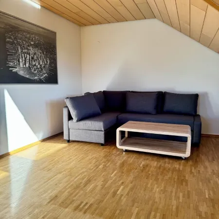 Modern, spacious apartment with a great view