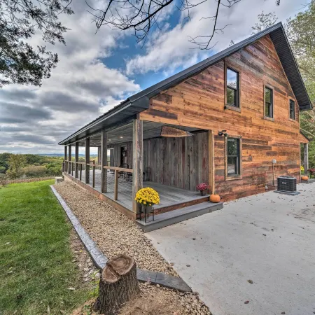 Galena Cabin w/ Wraparound Porch & Game Room!