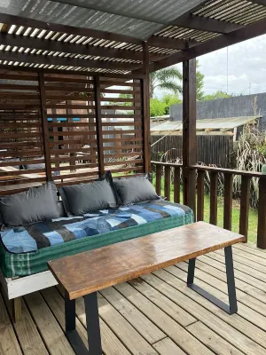 Cozy studio BRISA in La Pedrera with AC, WiFi, front deck on a garden Hotels in La Pedrera