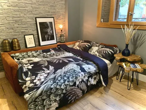 T2 Avec une Cour Privée Proche du Marché de Luchon !