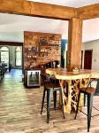 Poconos 6BR Retreat on 6 Private Acres – Hot Tub, Game Room, Fire Pit, Sleeps 16