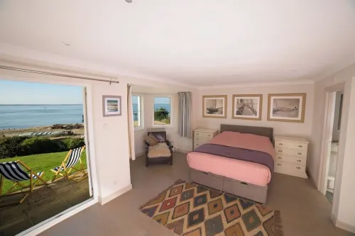 Idyllic seaside retreat. Stunning sea views in nature reserve.