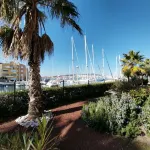 Le cap d'agde, garden apartment, boat view, pool, parking, beach 200 m
