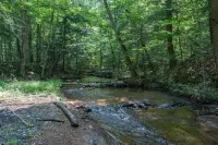 Creekside vintage retreat with HOT TUB!