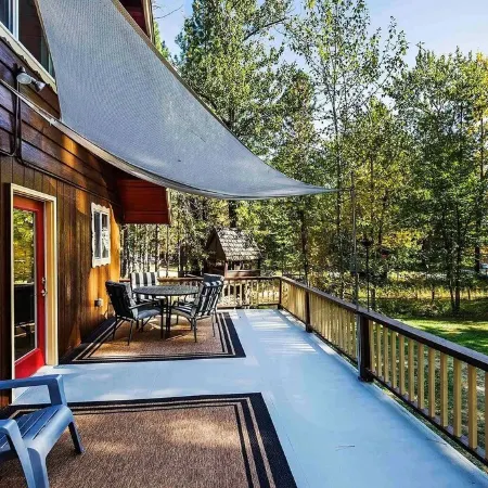 Chalet at the base of Schweitzer Mountain