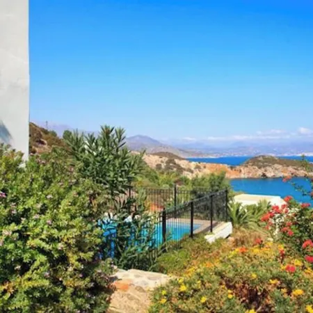 Villa Ares with Private Pool and a Spectacular Seaview 150m from the Beach