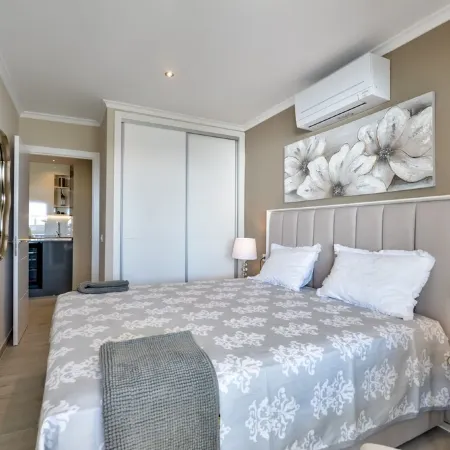Modern Apartment with a Large 40 m² Terrace on the Beachfront, with Fiber-Optic Internet