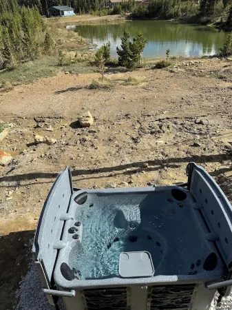 House on Pond in Idaho Springs with Hot Tub - New Construction Custom Built!