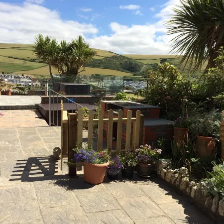 Large Victorian House for 12 Overlooking Woolacombe Beach. Hot Tub, BBQ, Parking