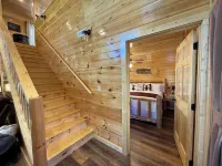 This cabin is a 1 bedroom(s), 2 bathrooms, located in Pigeon Forge, TN.
