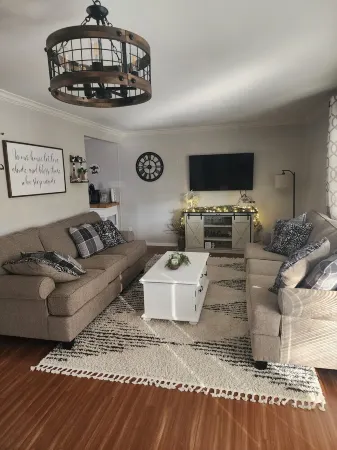 New listing! Private 3 bedroom 2 bath home with BEAUTIFUL sunroom!