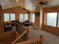 Northern Comfort Overlooking Caribou Lake- Spacious and Secluded