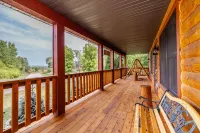 Elina’s  Log Cabin, new on the market, steps from Devil’s Lake State Park.