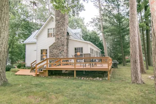 Classic Wisconsin Lake Home on Big Silver Lake, Great for Swimming & Boating!