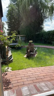 Gulfhof Ferienwohnung "baltrum" mit Wunderschönem Blick ins Naturschutzgebiet