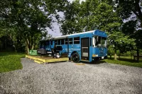 Fully Converted Skoolie on Charming 40-Acre Farm with Hot Tub