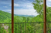 NEW AUTHENTIC LOG CABIN! 1 MIN FROM D-TOWN, VIEWS, CLEAN, PRIVATE, ROMANTIC!❤️❤️❤️ - Romantic
