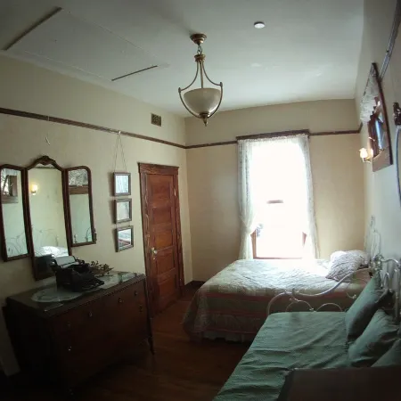 THE JOHN RIORDAN HOUSE. BUILT 1898.  VACANT, BURIED FOR 60 YEARS, RESTORED 2012