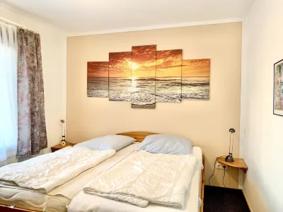 House aquamarine amber - holiday apartment near the beach for up to 2 people. Hotels near Büsum