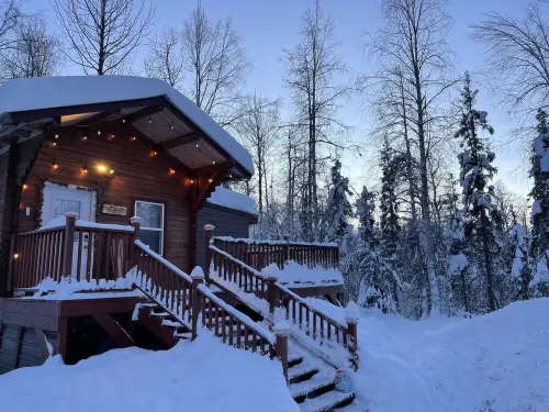 Cozy pet friendly cabin with stand alone sauna near Willow and Talkeetna Alaska