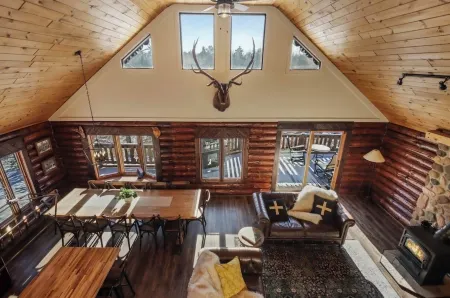 Family Chateau w stream, 12 acres, close to ATV, Snowmobile, trails- Hayward WI