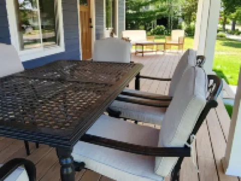 Newly renovated home with lake views, only one block from the beach! Hotels in Boyne City