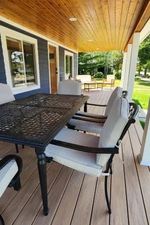 Newly renovated home with lake views, only one block from the beach!