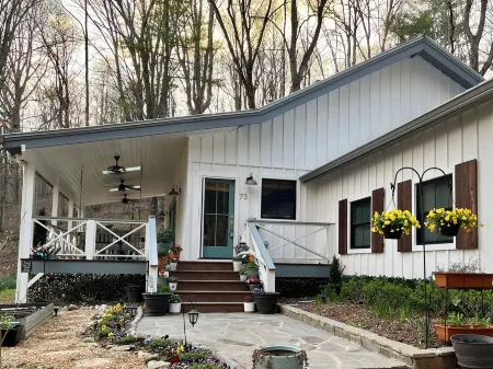 Modern Farmhouse Retreat with Pond View - Adults Only