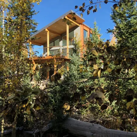 Ski-access and view Chair 5 runs from cabin in Brian Head, UT