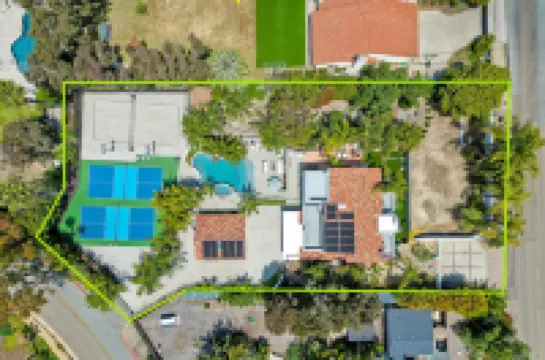 Swimming Pool, Pickleball Courts, and Volleyball Court - Luxurious Coastal Haven