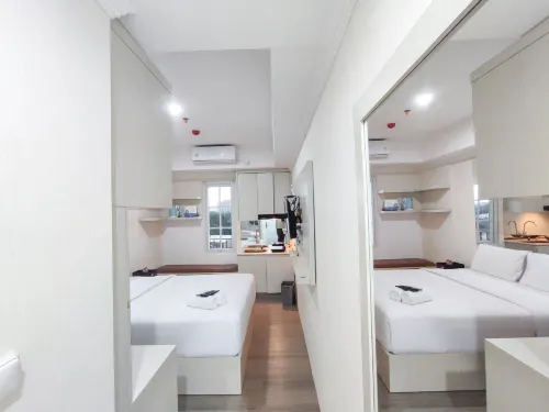 Warm and Cozy Style Studio Room at Paltrow City Apartment Hotels in Banyumanik