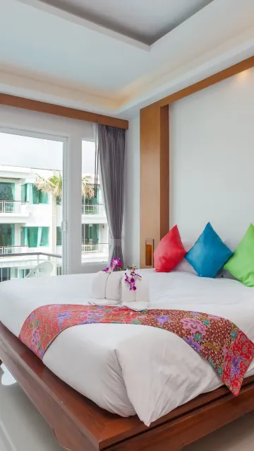 ห้องสแตนดาร์ดคิง พร้อมระเบียง