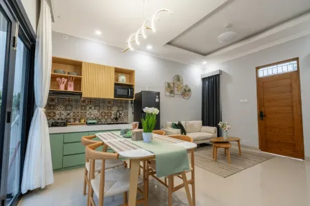 Omago Dean Villa 3BR with private pool Отели в г. Godean