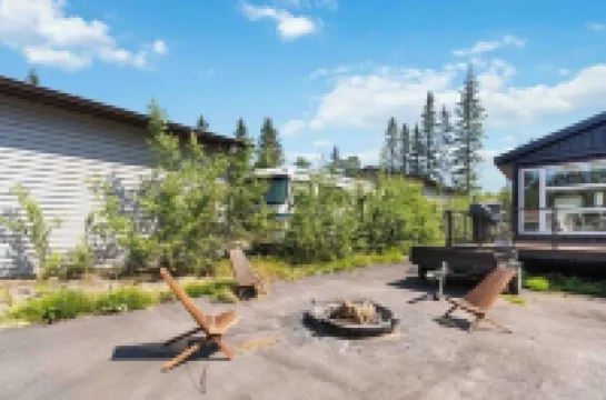 Modern Lakehouse and Guest home with Partial Lake View