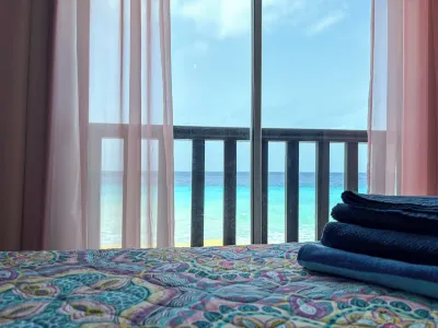 2-bedroom apartment with stunning sea views from all windows and balcony.